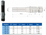    R8 (7/16"- 20UNF) / d22-L206   